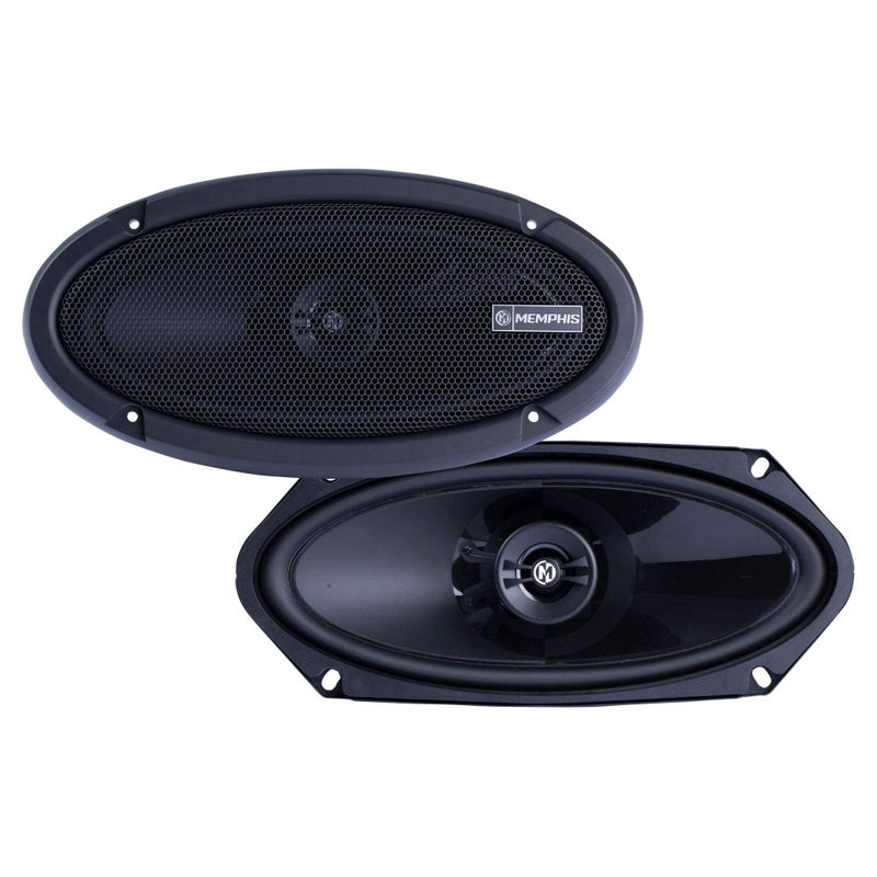Memphis Audio PRX410 Power Reference Series 4x10 2-Way Coaxial Speakers with Swivel Tweeters - Pair - Image 1